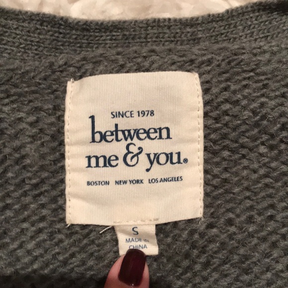 🌪Long gray cardigan sweater🌪 - Picture 6 of 8